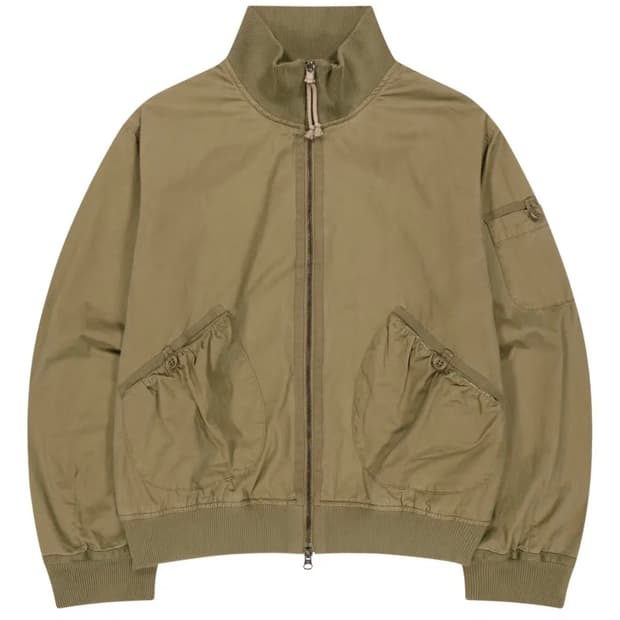 코이세이오 DUSTY COTTON BOMBER JACKET BEIGE 2