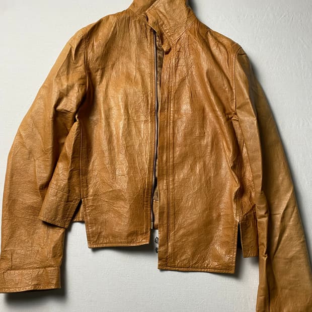 YOHJI YAMAMOTO NOIR LAMBSKIN JACKET