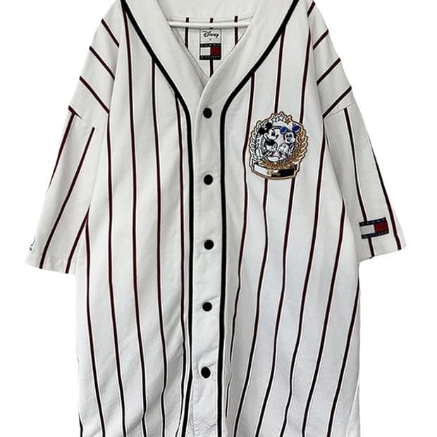 [L] TOMMY HILFIGER X DISNEY 콜라보 베이스볼저지