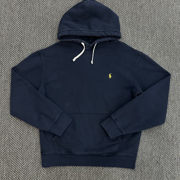 폴로 후드티 네이비