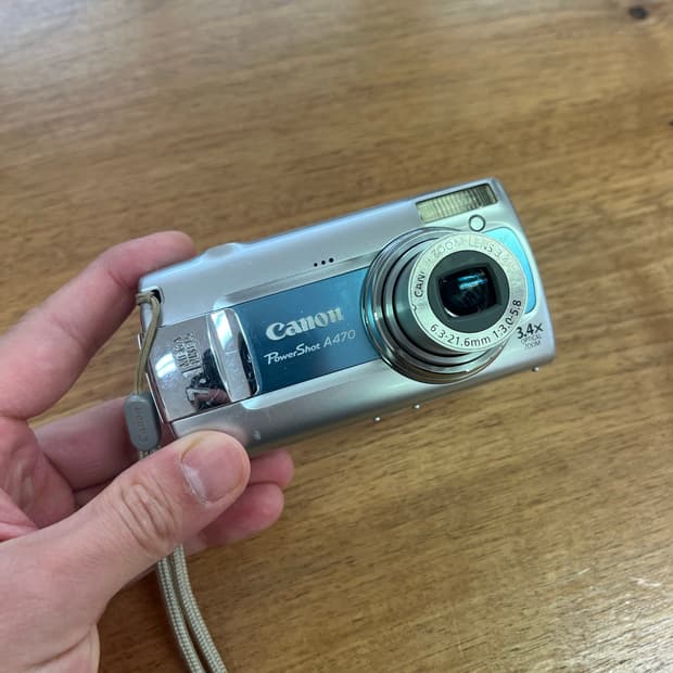 (건전지 디카) 캐논 파워샷 A470