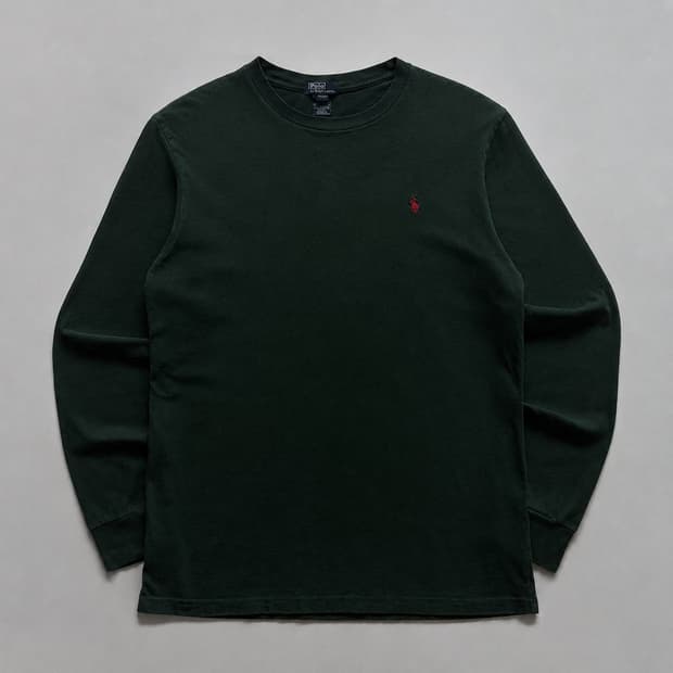 Polo 폴로랄프로렌 딥그린 슬리브 티셔츠