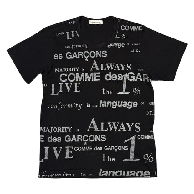2003 꼼데가르송 아카이브 반팔 티셔츠