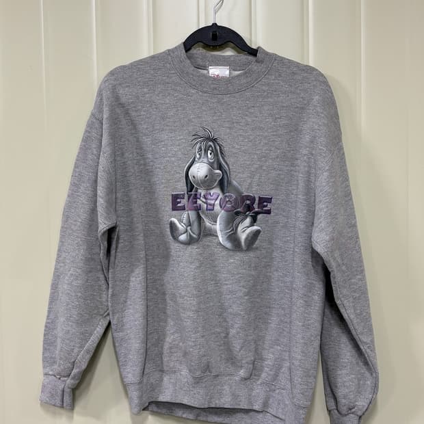 00s 디즈니 스토어 이요르 스웻 셔츠