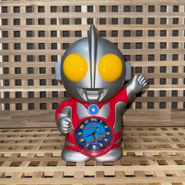 80s 울트라맨 탁상 알람 시계  