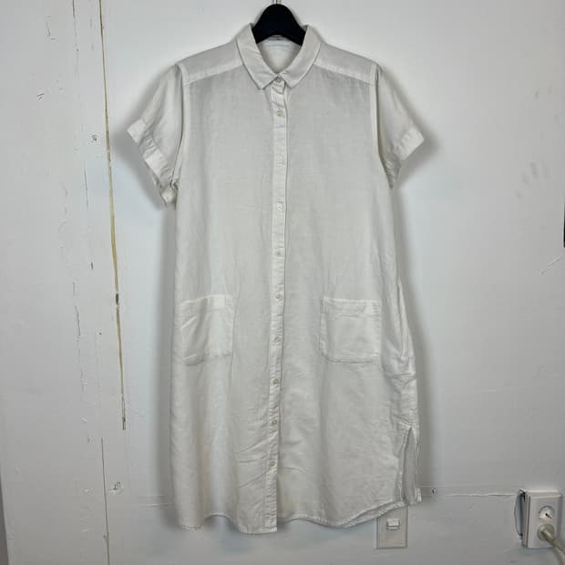 SAMANSA MOS2 린넨 셔츠 원피스 F