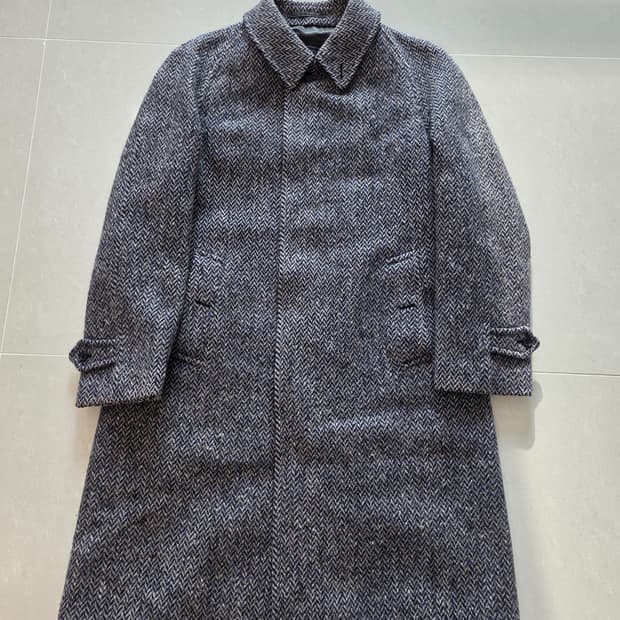 버버리 아이리쉬 트위드 코트