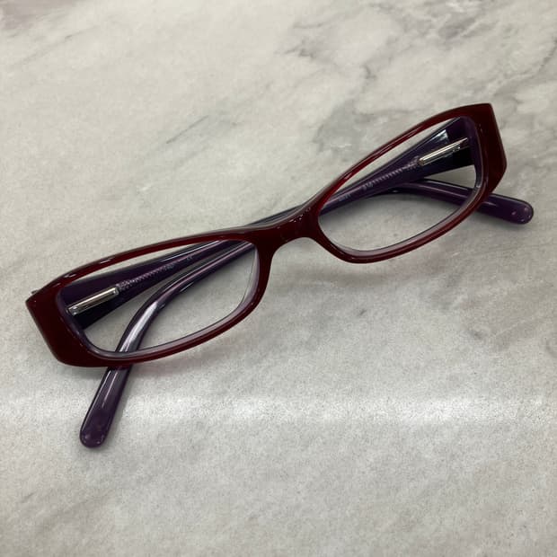 캘빈클라인 CK 레드 퍼플 소프트 스퀘어 뿔테 안경