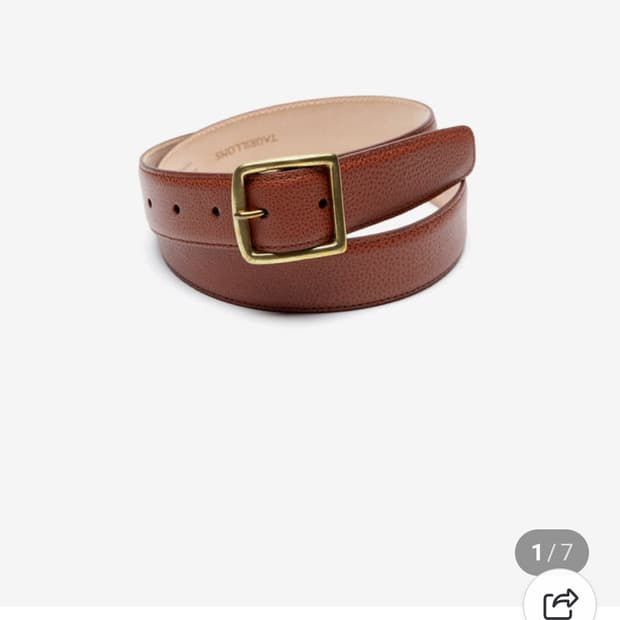 시모노고다 그레인 레더벨트 30사이즈(새상품)