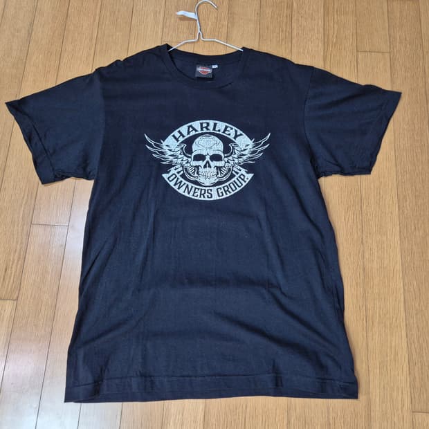 할리데이비슨 블랙 티셔츠
