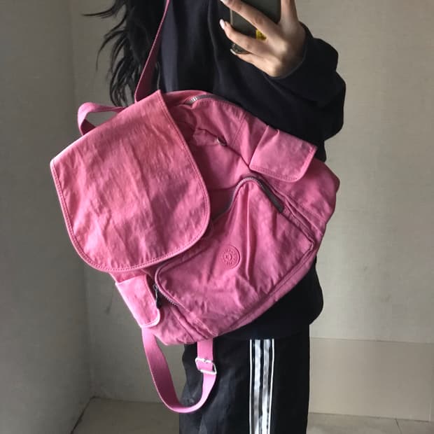 키플링 핑크 백팩