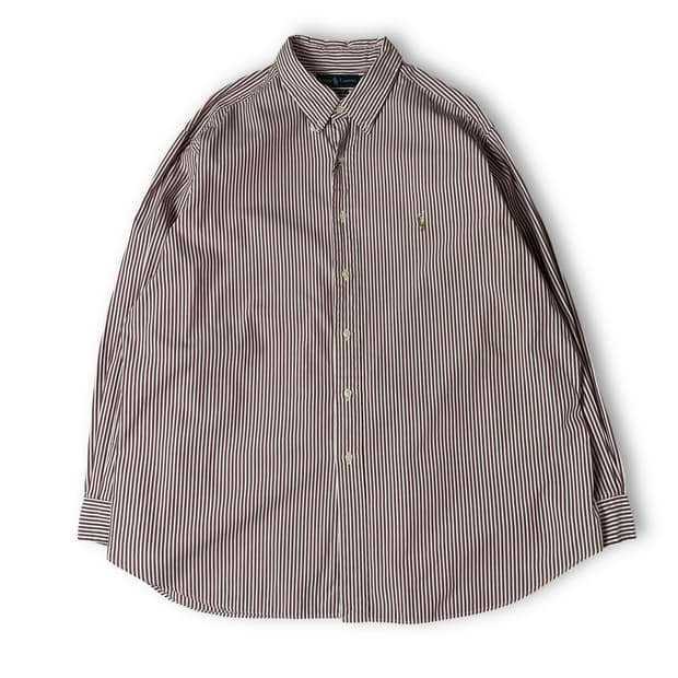 폴로랄프로렌 핑크 스트라이프 긴팔 셔츠 클래식핏 18