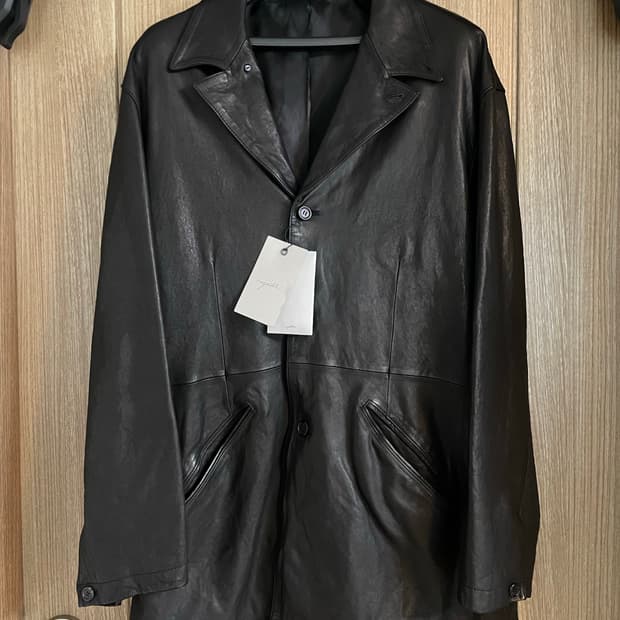 [새상품] Youth 유스 워시드 레더 자켓 M