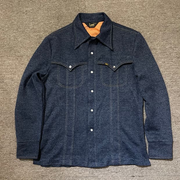 (L) 70s USA Lee 웨스턴 셔츠 자켓