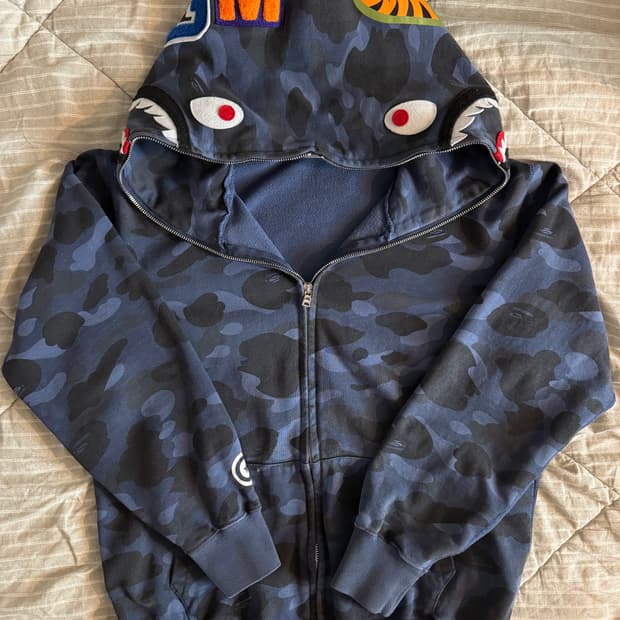 베이프 샤크 후드집업 청계