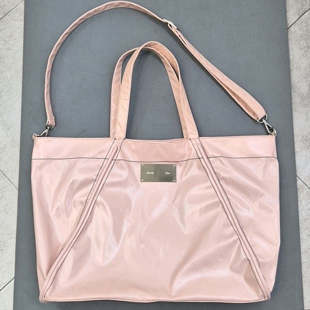마뗑킴 코티 빅 토트백 핑크