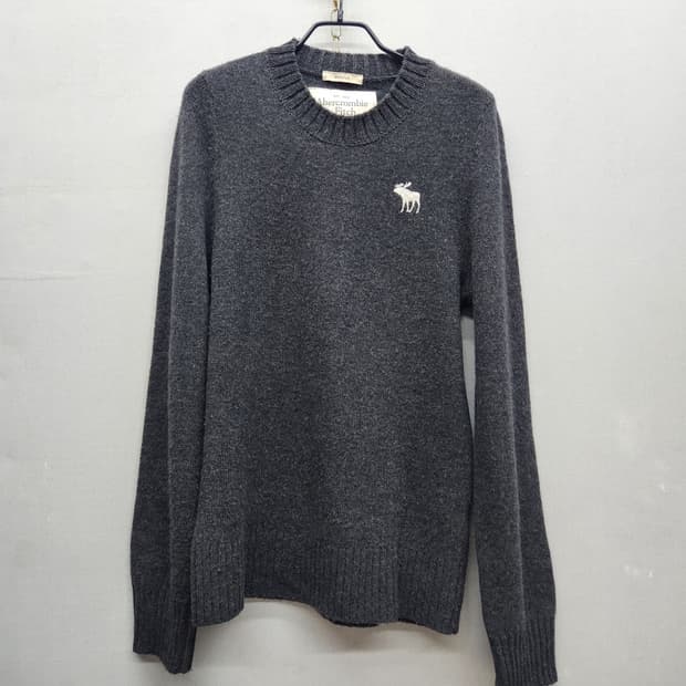 아베크롬비 로고 울 니트 L(M)