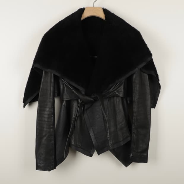 M / Rick Owens 릭오웬스 램스킨 퍼 무스탕