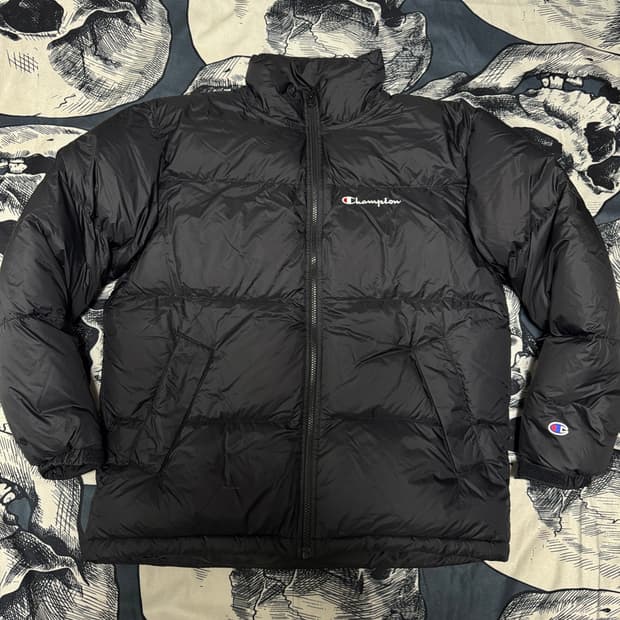 챔피온 패딩 덕다운 자켓 M사이즈 