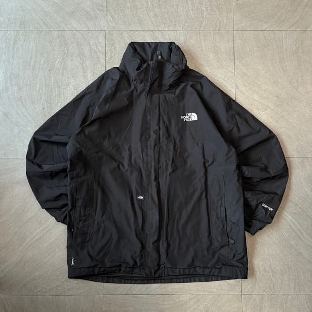 노스페이스 국내 고어텍스 블랙 윈드브레이커 자켓