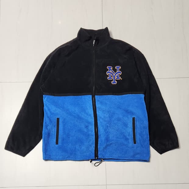 빈티지 MLB 뉴욕 메츠 플리스 자켓 M