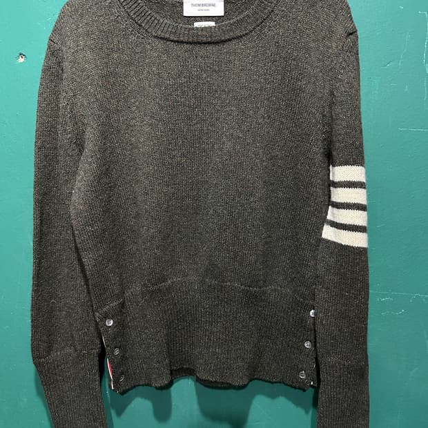 톰브라운 4바 셰틀랜드 울 다크그린 5사이즈