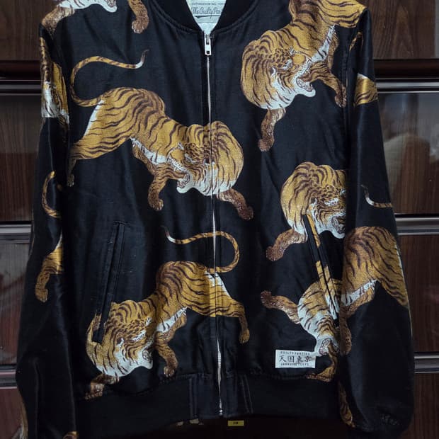 와코마리아 타이거 자카드 스카 자켓 M