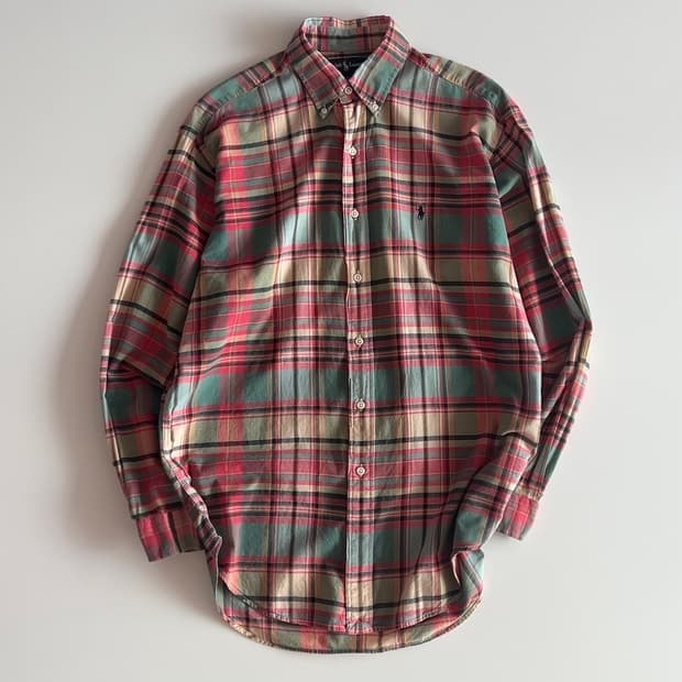 폴로 랄프로렌 체크 셔츠 M