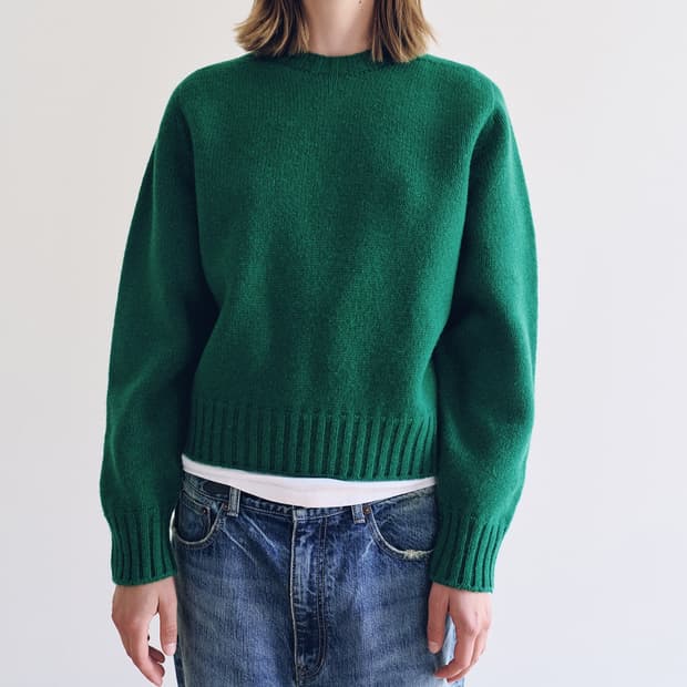 낫띵리튼 bunny wool pullover knit(green)