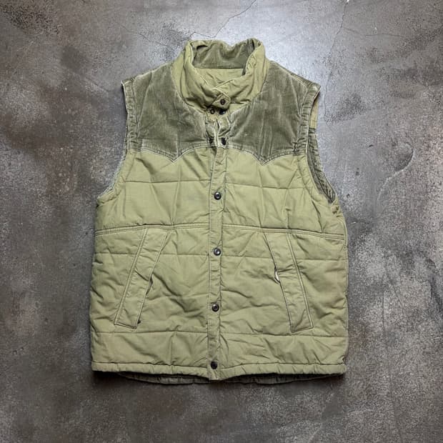 빈티지 패딩 조끼