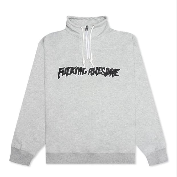 Fucking awesome 퍼킹어썸 쿼터집 풀오버 [헤더 그레이-M]