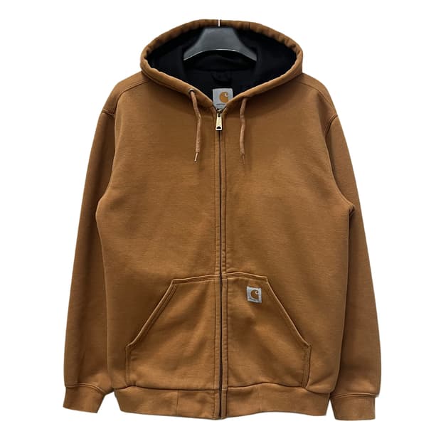 칼하트 써멀 레인디펜더 카멜 헤비 후드 집업 S