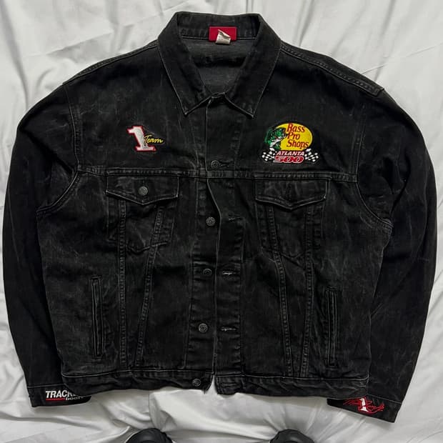 빈티지 프로배스 레이싱 데님 자켓