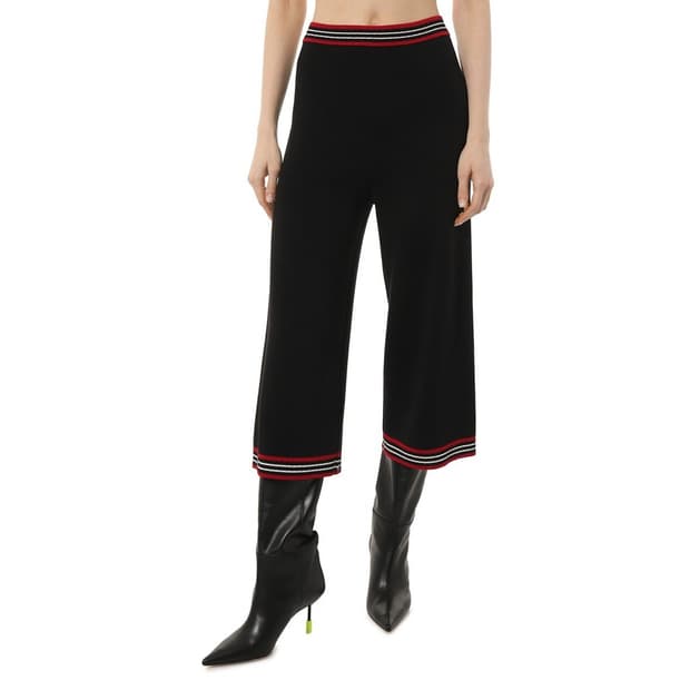 구찌 코튼 실크 니트 크롭 팬츠