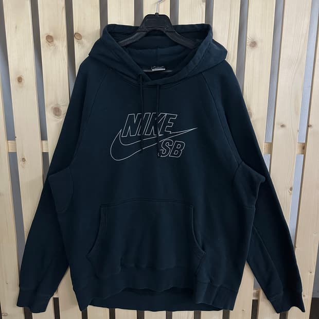 (XL) 나이키 SB 후드티 블랙