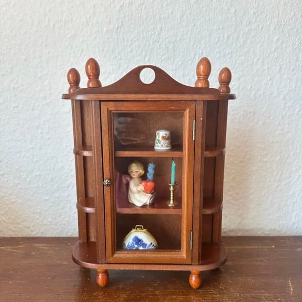 독일)빈티지 미니어쳐 장식장