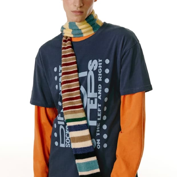 테켓 레이어드 D.C. duo pack 롱슬리브 오렌지 L size