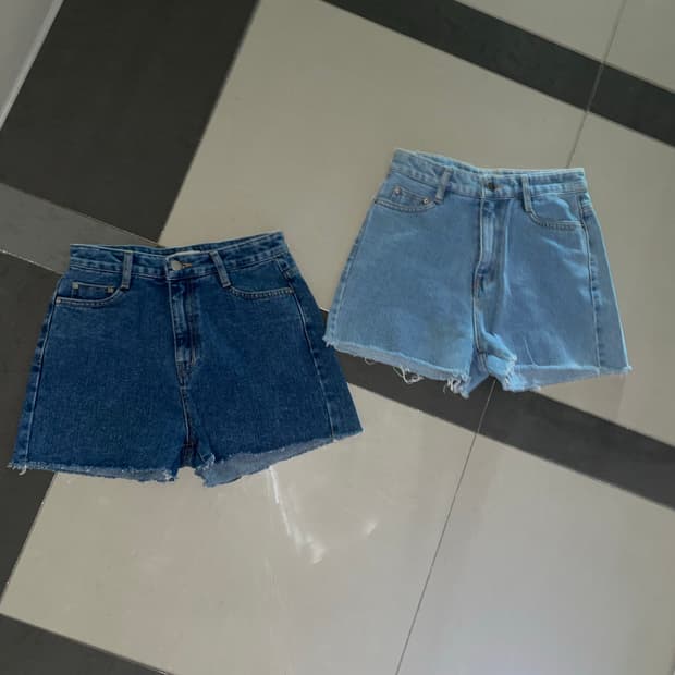 데님 숏 반바지 새제품!