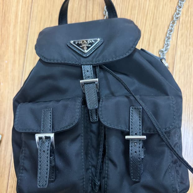 프라다 리나일론 미니크로스