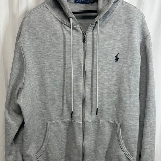 no.134 폴로 랄프로렌 그레이 후드집업 xxl