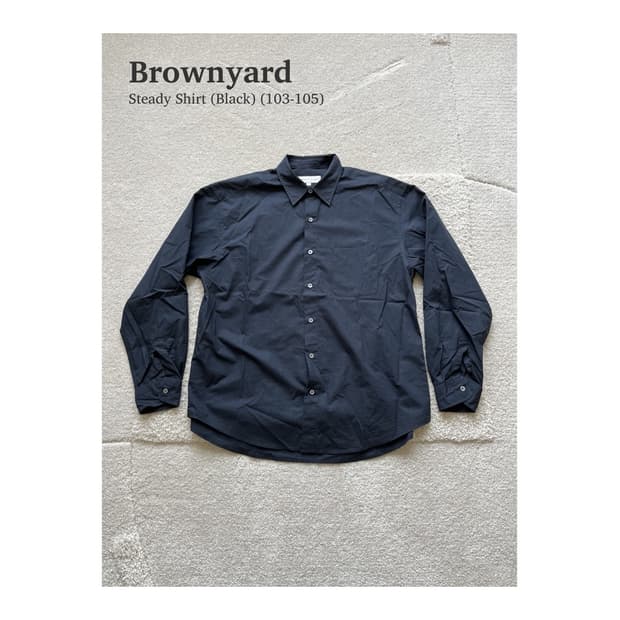 브라운야드 Steady Shirt Black (초판) (103-105)