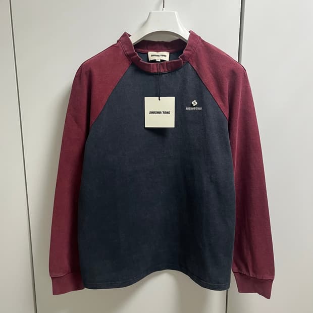 [6,8,10]슈슈통 26ss 나그랑 워싱 롱 슬리브리스 탑/차콜