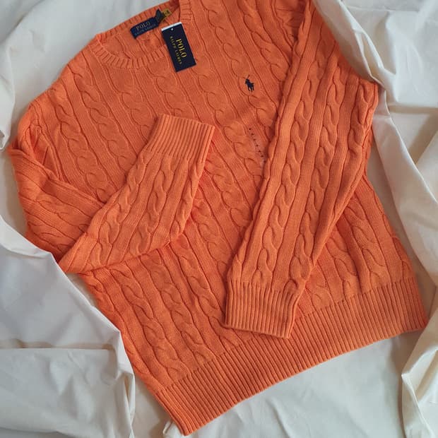[새상품] 폴로 랄프로렌 니트 코튼 스웨터 XL 새상품