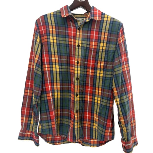 🍁 L.L.Bean 클래식 옐로우 멀티 체크 셔츠 