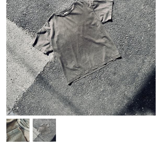 핑거프레스 No no no tee bleach black 2사이즈