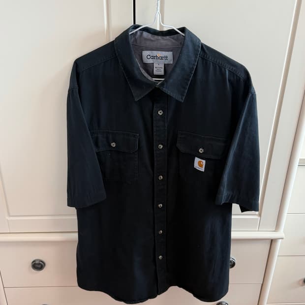 칼하트(carhartt) 블랙 워크셔츠 L