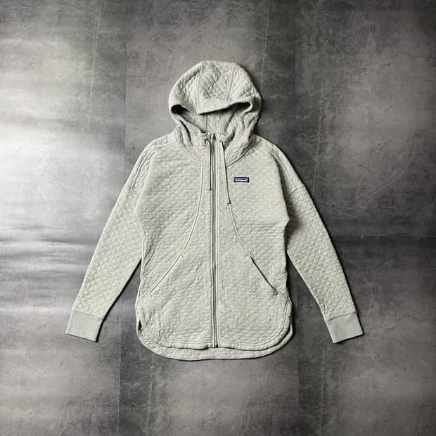 PATAGONIA 파타고니아 빈티지 그레이 코튼 후드집업 A00428