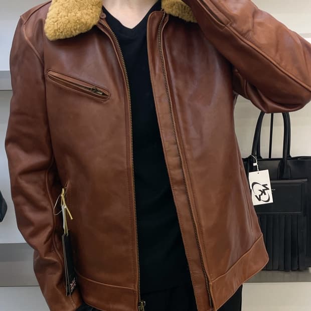 트라이엄프 할로 모터사이클 레더 자켓