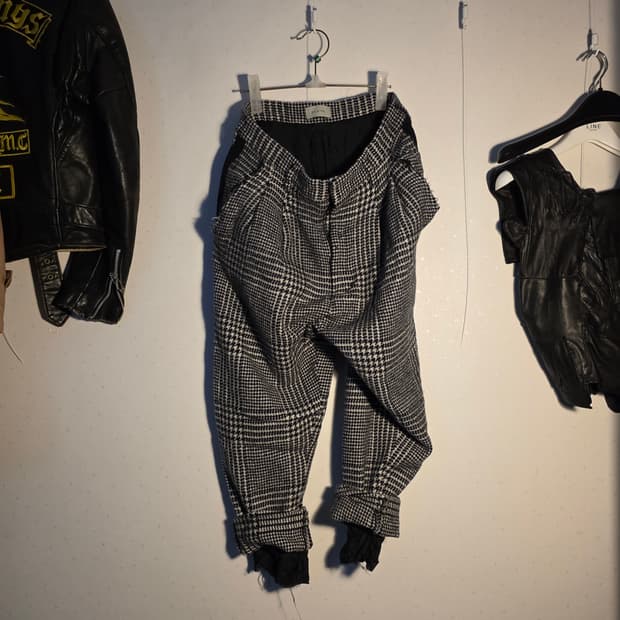 Bed j.w ford 20aw wool detail pants
