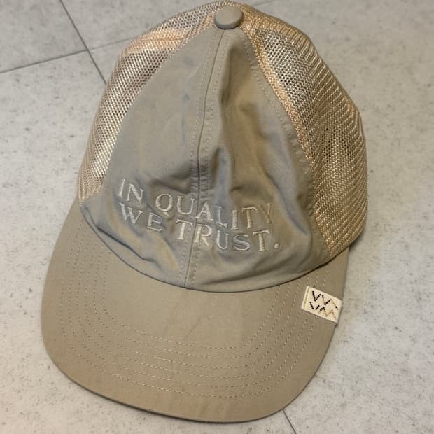 비즈빔 굿이어 베이지캡 모자